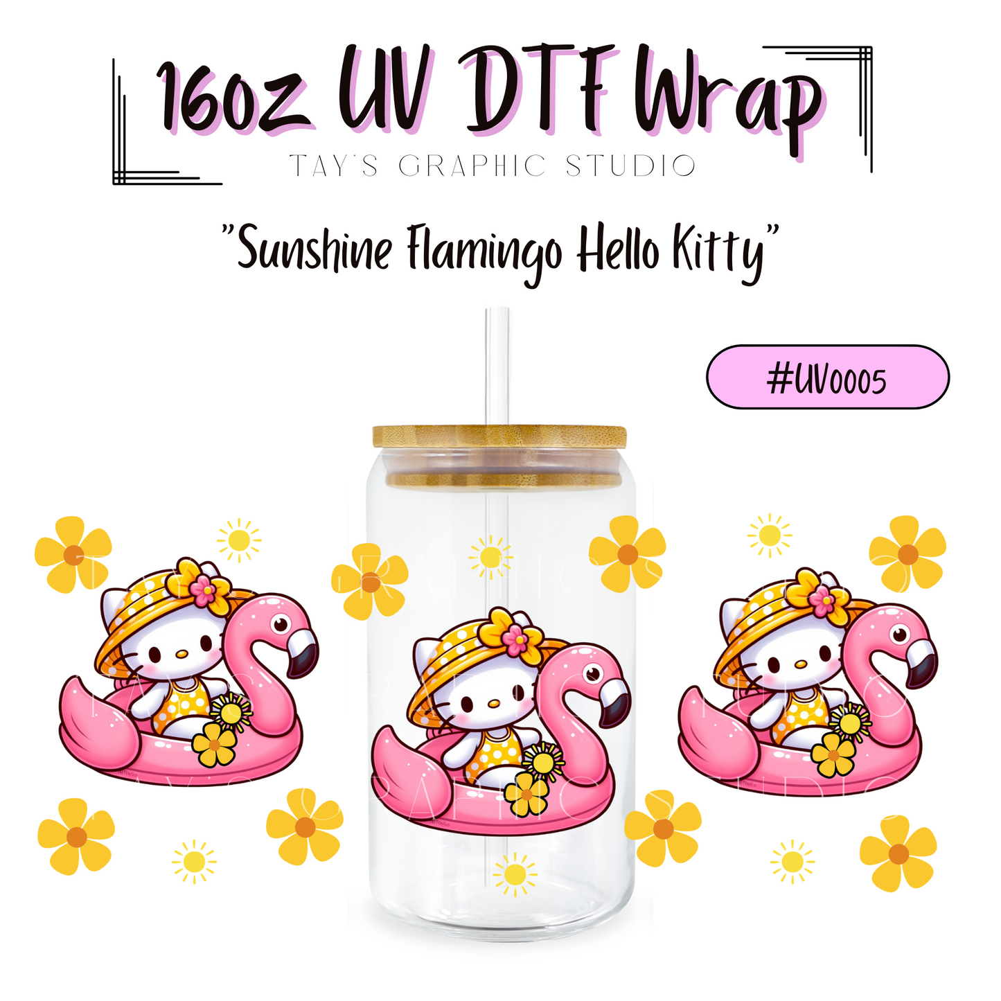 RTS - Sunshine Flamingo Hello Kitty - 0005