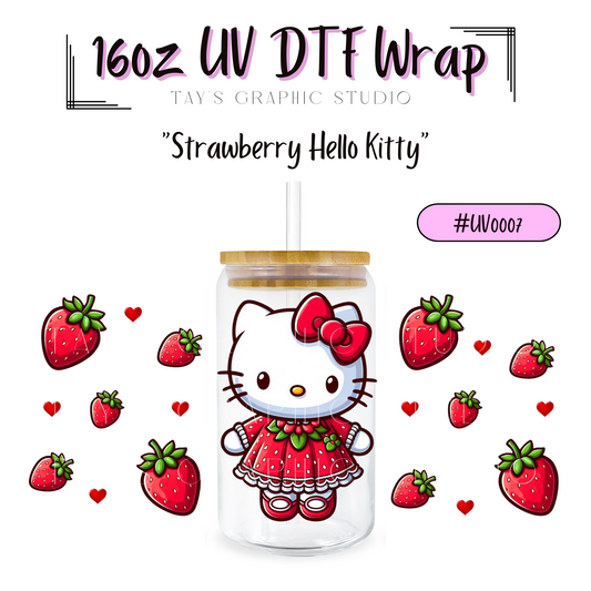 Strawberry Hello Kitty - RTS 0007