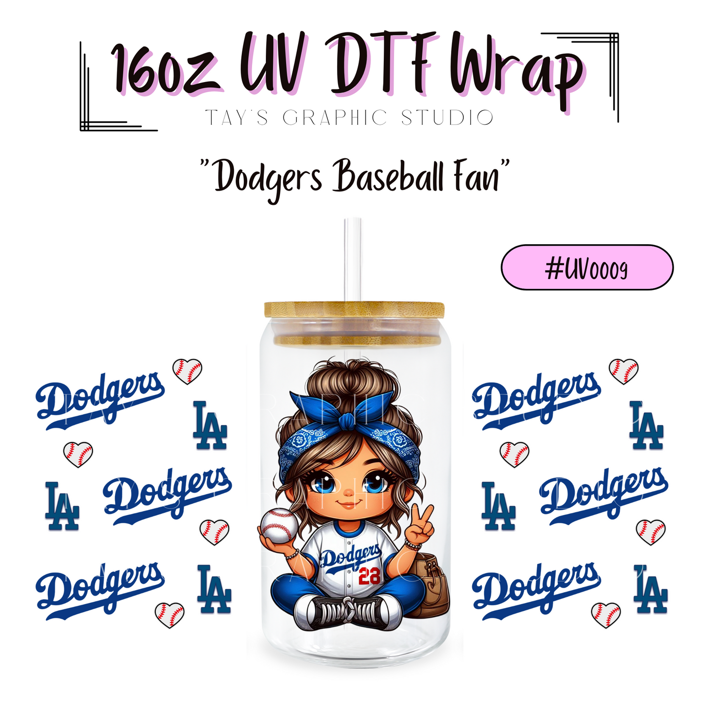 Exclusive Dodgers Baseball Fan - RTS0009