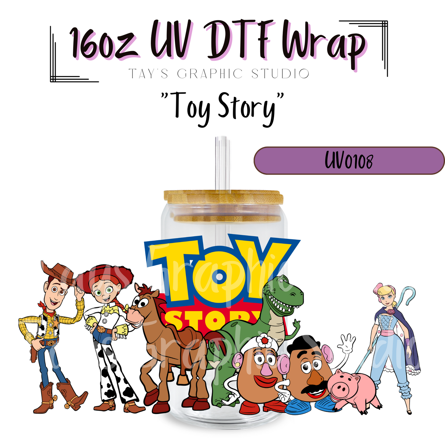 Toy Story UV DTF Wrap - MTO 0108