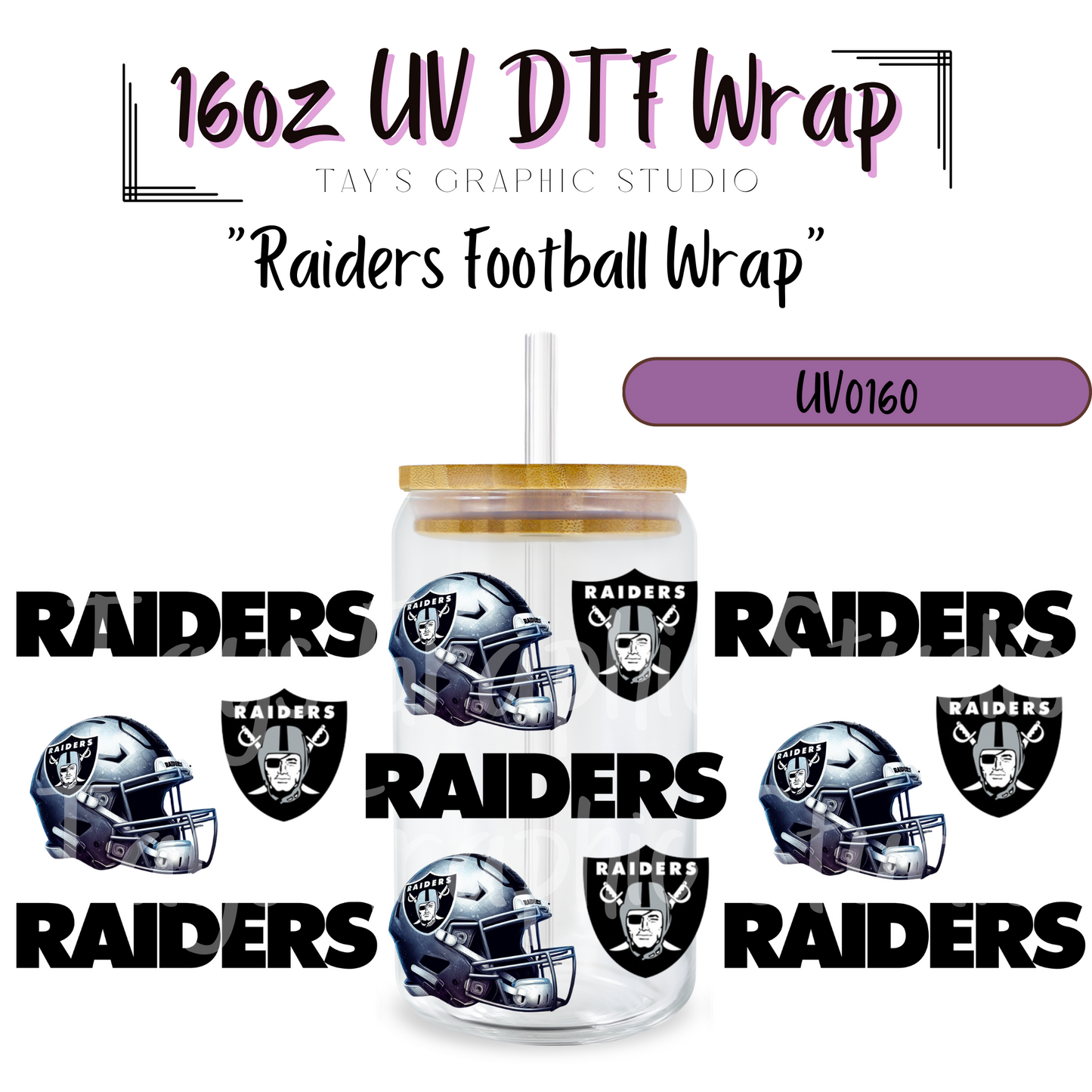 EXCLUSIVE COLLECTION - NFL Team UV DTF Wraps - 32 Team Wraps - Collection UV DTF Wraps - MTO0408-0430