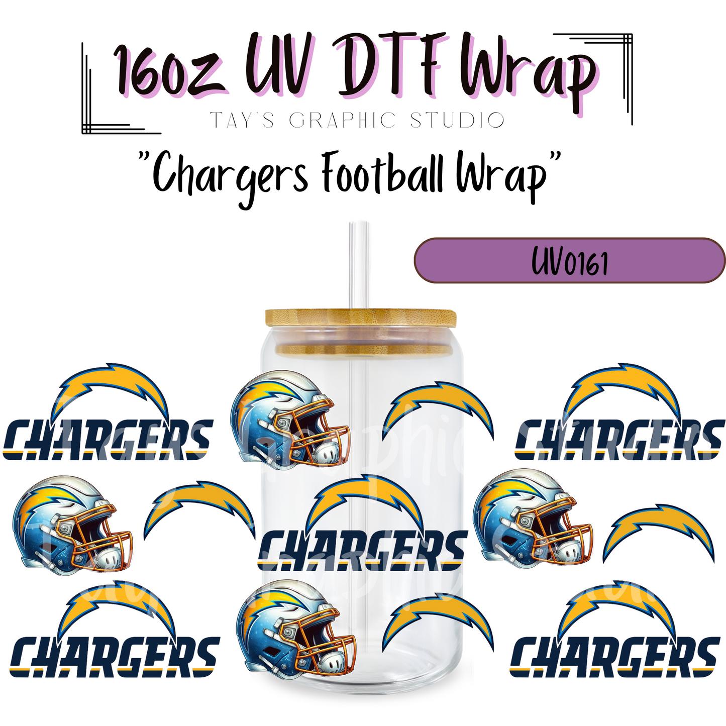 EXCLUSIVE COLLECTION - NFL Team UV DTF Wraps - 32 Team Wraps - Collection UV DTF Wraps - MTO0408-0430