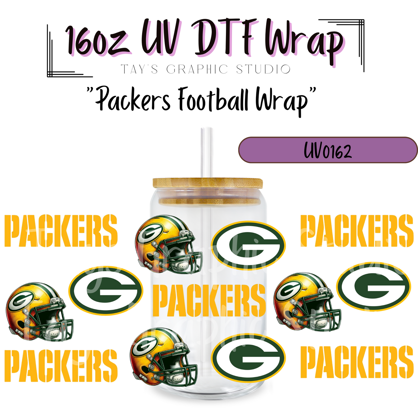 EXCLUSIVE COLLECTION - NFL Team UV DTF Wraps - 32 Team Wraps - Collection UV DTF Wraps - MTO0408-0430