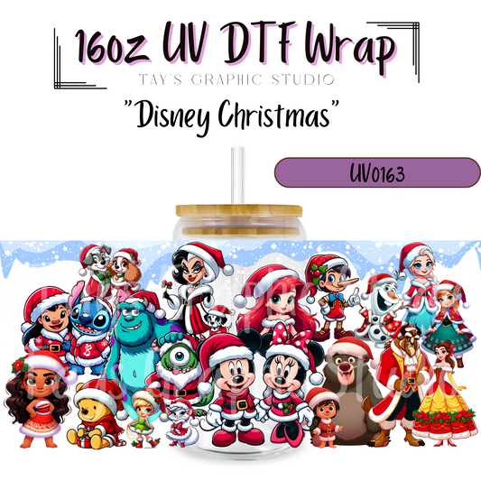 Exclusive - Disney Christmas UV DTF Wrap - MTO0157