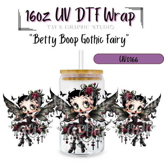 EXCLUSIVE - 
Betty Boop Gothic UV DTF Wrap - MTO0166