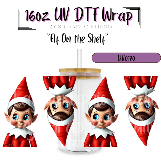 EXCLUSIVE - 
Elf on the Shelf UV DTF Wrap - MTO0170