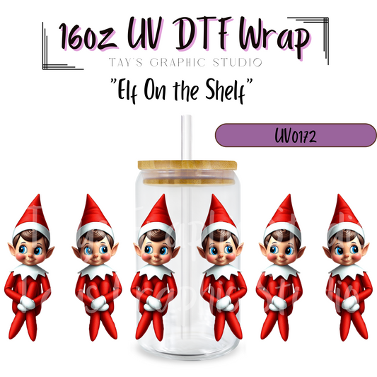 EXCLUSIVE - 
Elf On the Shelf UV DTF Wrap - MTO0172