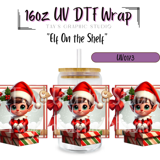 EXCLUSIVE - 
Elf On the Shelf UV DTF Wrap - MTO0173