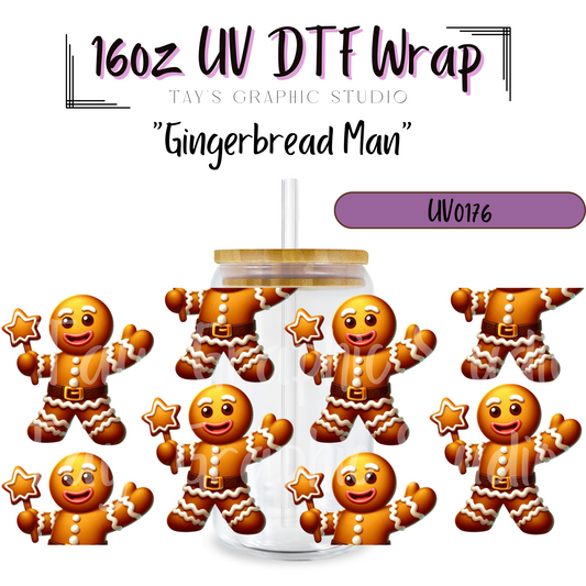 EXCLUSIVE - 
Gingerbread Men UV DTF Wrap - MTO0176