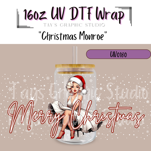 EXCLUSIVE - 
Merry Monroe Christmas UV DTF Wrap - MTO0180