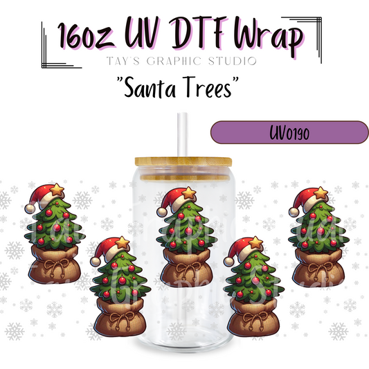 EXCLUSIVE - Santa Trees UV DTF Wrap - MTO0190