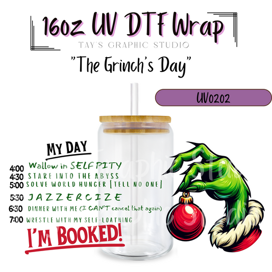 EXCLUSIVE - The Grinch's Day UV DTF Wrap - MTO0202