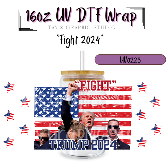 Trump UV DTF Wrap