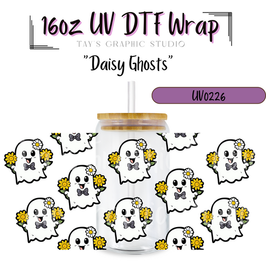 Exclusive -Daisy Ghosts UV DTF Wrap - MTO0226