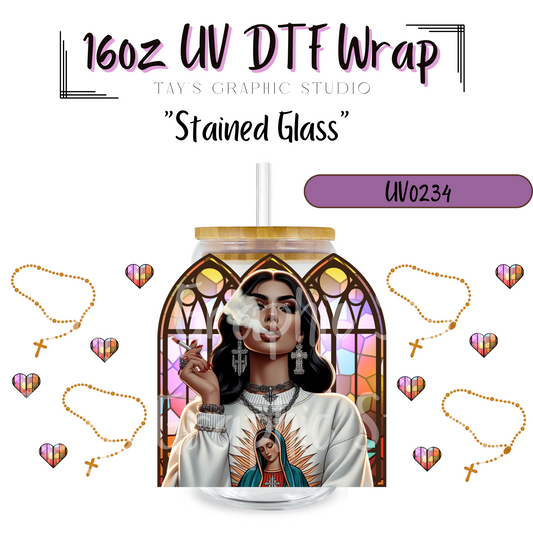 Stained Glass UV DTF Wrap - MTO0234