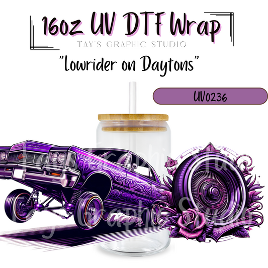 Lowrider on Daytons UV DTF Wrap - MTO0236