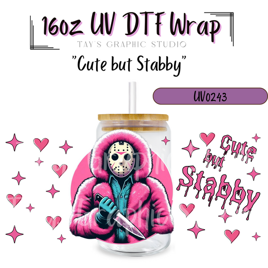 Exclusive -Cute But Stabby Jason UV DTF Wrap - MTO0243