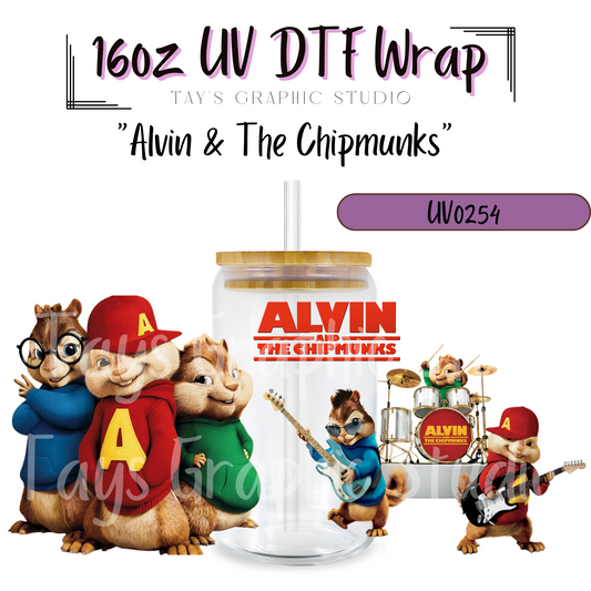 Exclusive - Alvin and the Chipmunks UV DTF Wrap - MTO0254