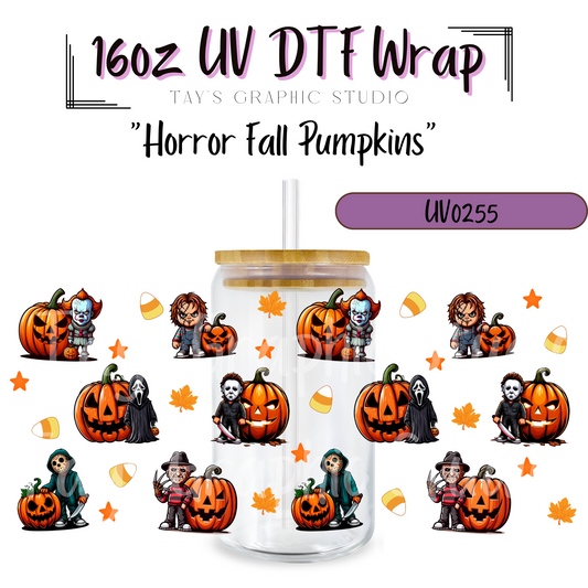 Exclusive -Horror Fall Friends UV DTF Wrap - MTO0255