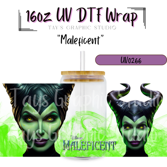 Exclusive- Maleficent UV DTF Wrap - MTO0266