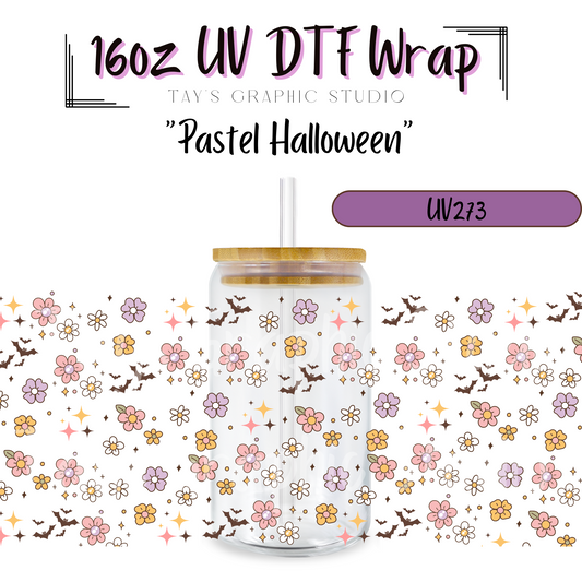 Exclusive- Pastel Halloween UV DTF Wrap - MTO0273