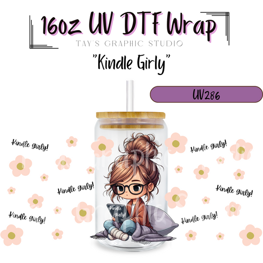 Exclusive - Kindle Girly UV DTF Wrap - MTO0286