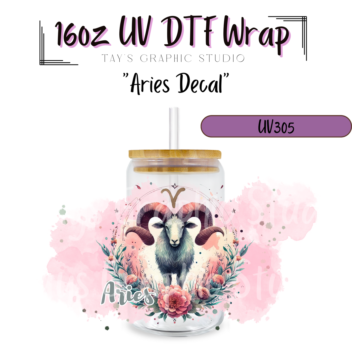 EXCLUSIVE COLLECTION - Zodiac Sign UV DTF Decal Collection - 12 Zodiac Sign Wraps