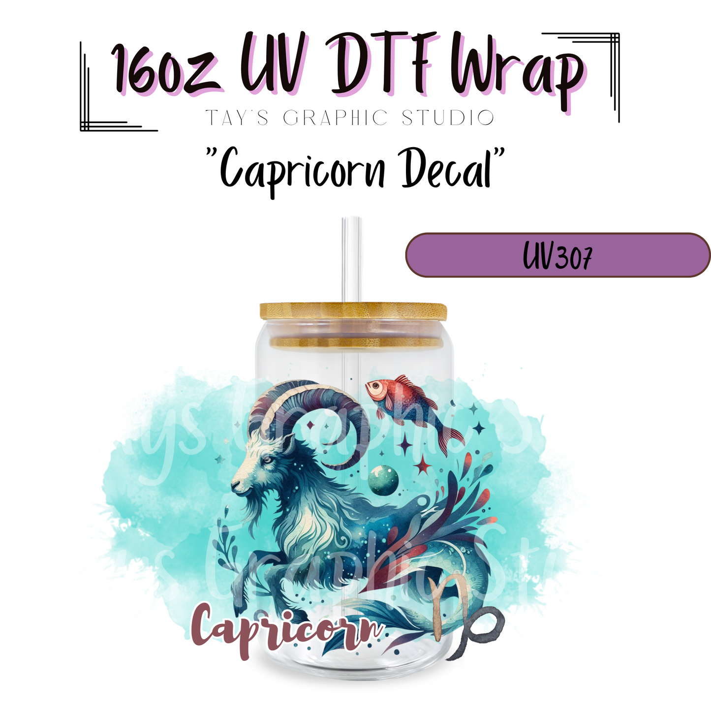 EXCLUSIVE COLLECTION - Zodiac Sign UV DTF Decal Collection - 12 Zodiac Sign Wraps