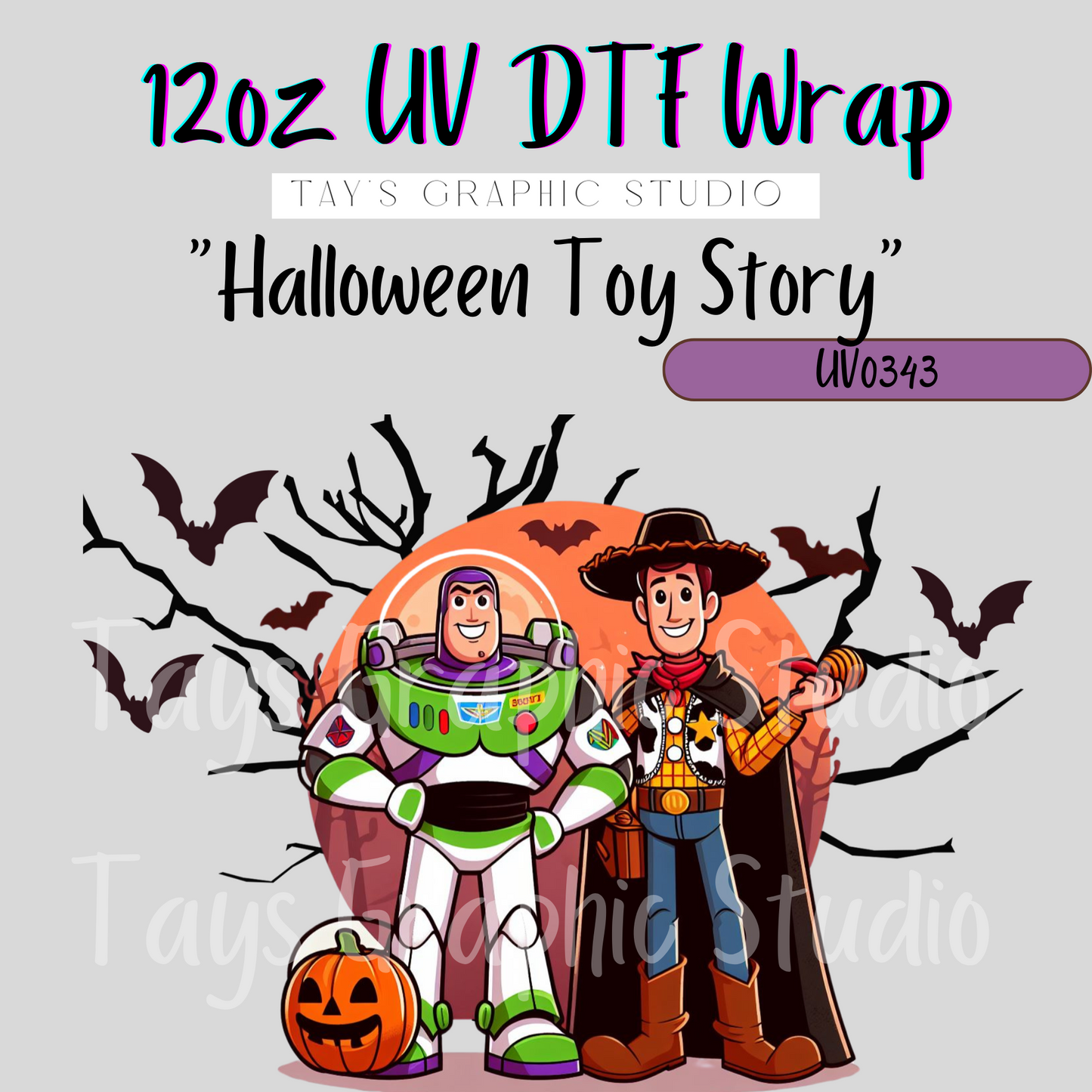 Exclusive - Halloween Toy Story UV DTF Wrap - MTO0343