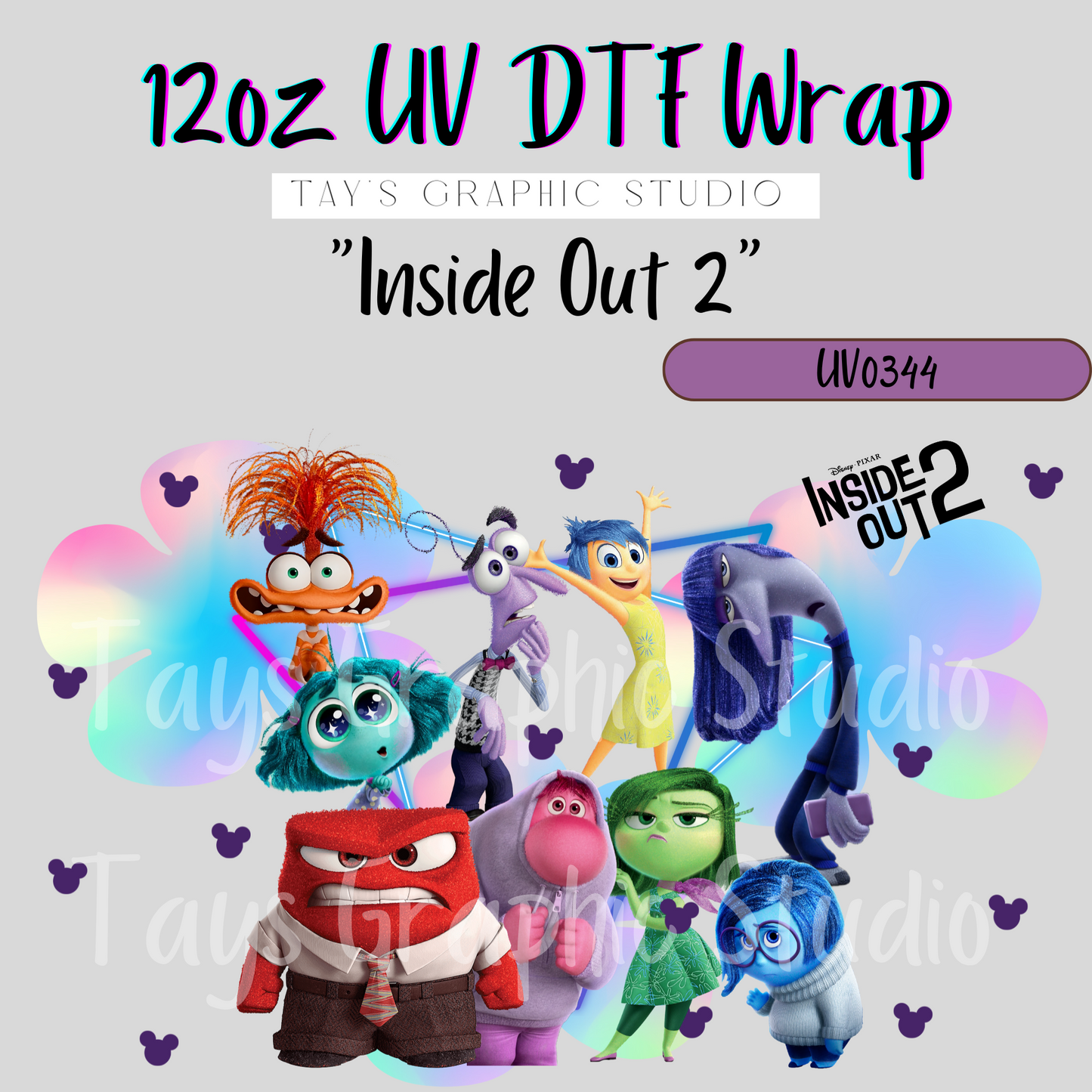 Exclusive - Inside Out 2 UV DTF Wrap - MTO0213