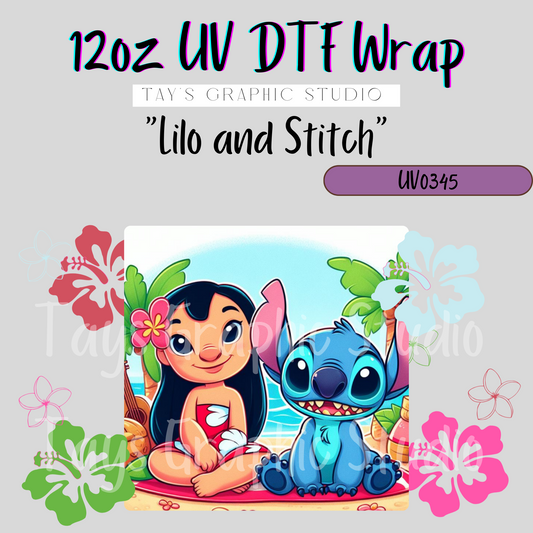 Exclusive - Lilo and Stitch UV DTF Wrap - MTO0345