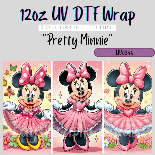 Exclusive - Pretty Minnie UV DTF Wrap - MTO0346