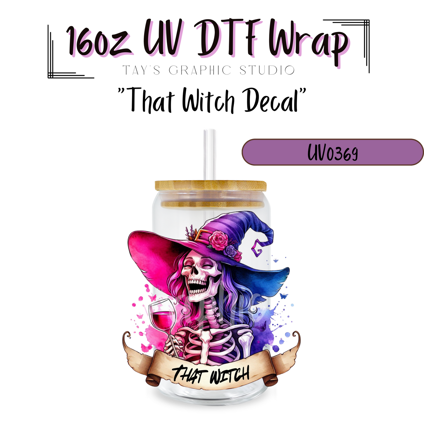 Exclusive - That Witch UV DTF Decal - MTO0369