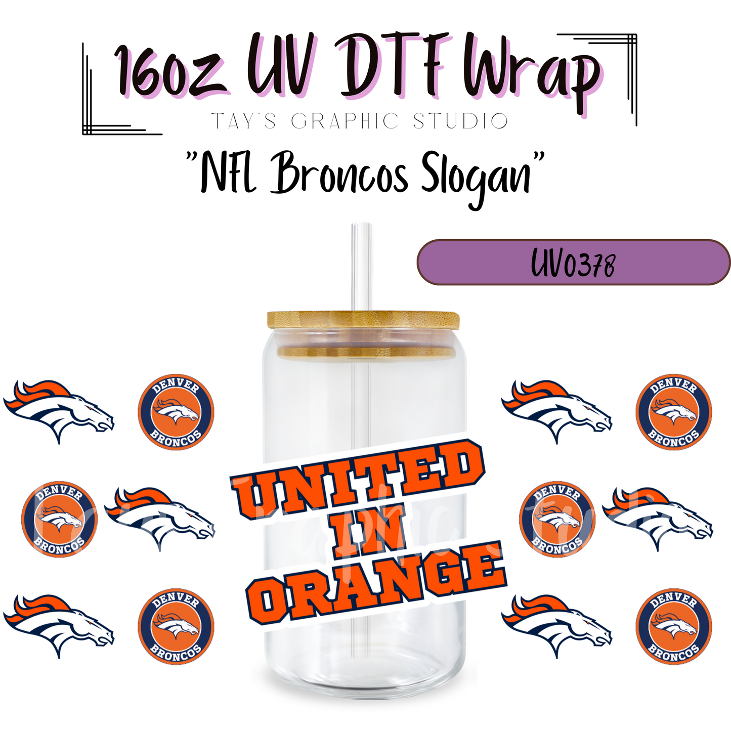 EXCLUSIVE COLLECTION - NFL Team Slogan UV DTF Wraps - 32 Team Wraps - Collection UV DTF Wraps