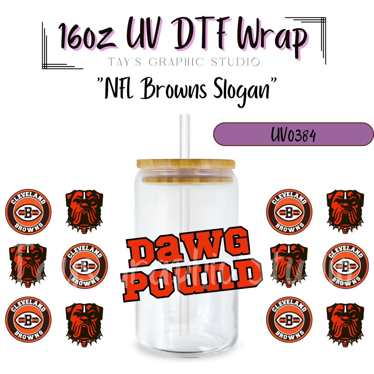 EXCLUSIVE COLLECTION - NFL Team Slogan UV DTF Wraps - 32 Team Wraps - Collection UV DTF Wraps