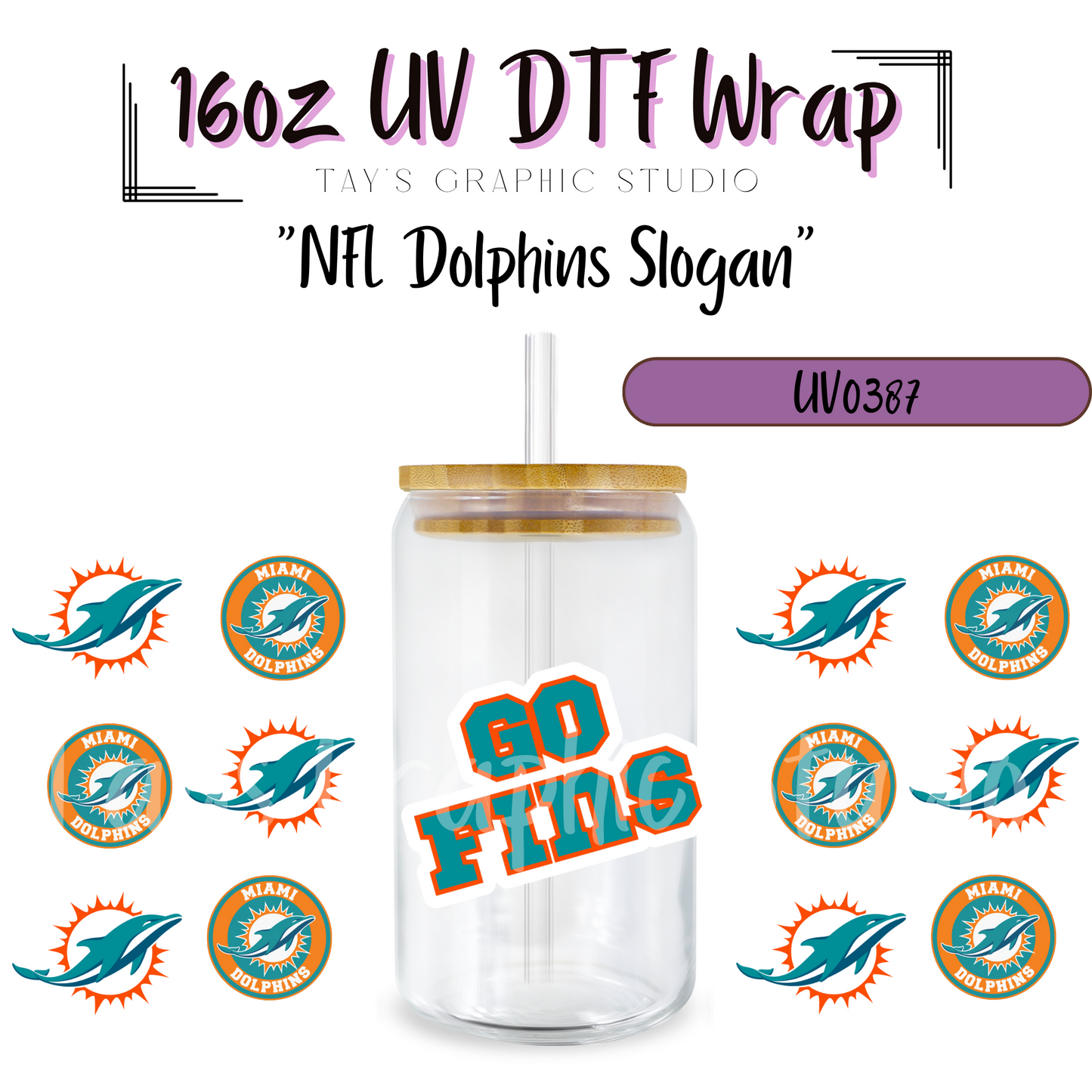 EXCLUSIVE COLLECTION - NFL Team Slogan UV DTF Wraps - 32 Team Wraps - Collection UV DTF Wraps