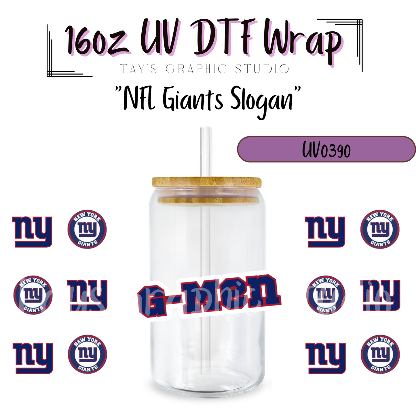 EXCLUSIVE COLLECTION - NFL Team Slogan UV DTF Wraps - 32 Team Wraps - Collection UV DTF Wraps