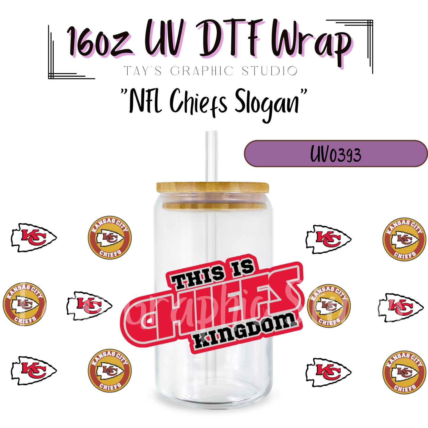 EXCLUSIVE COLLECTION - NFL Team Slogan UV DTF Wraps - 32 Team Wraps - Collection UV DTF Wraps