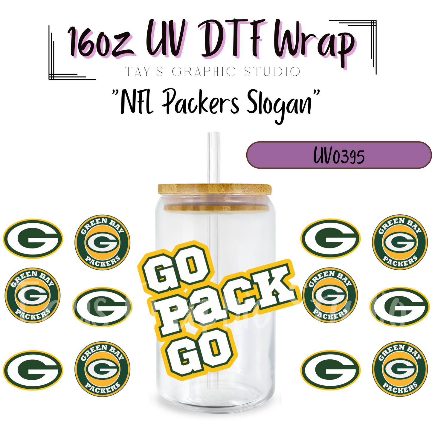 EXCLUSIVE COLLECTION - NFL Team Slogan UV DTF Wraps - 32 Team Wraps - Collection UV DTF Wraps