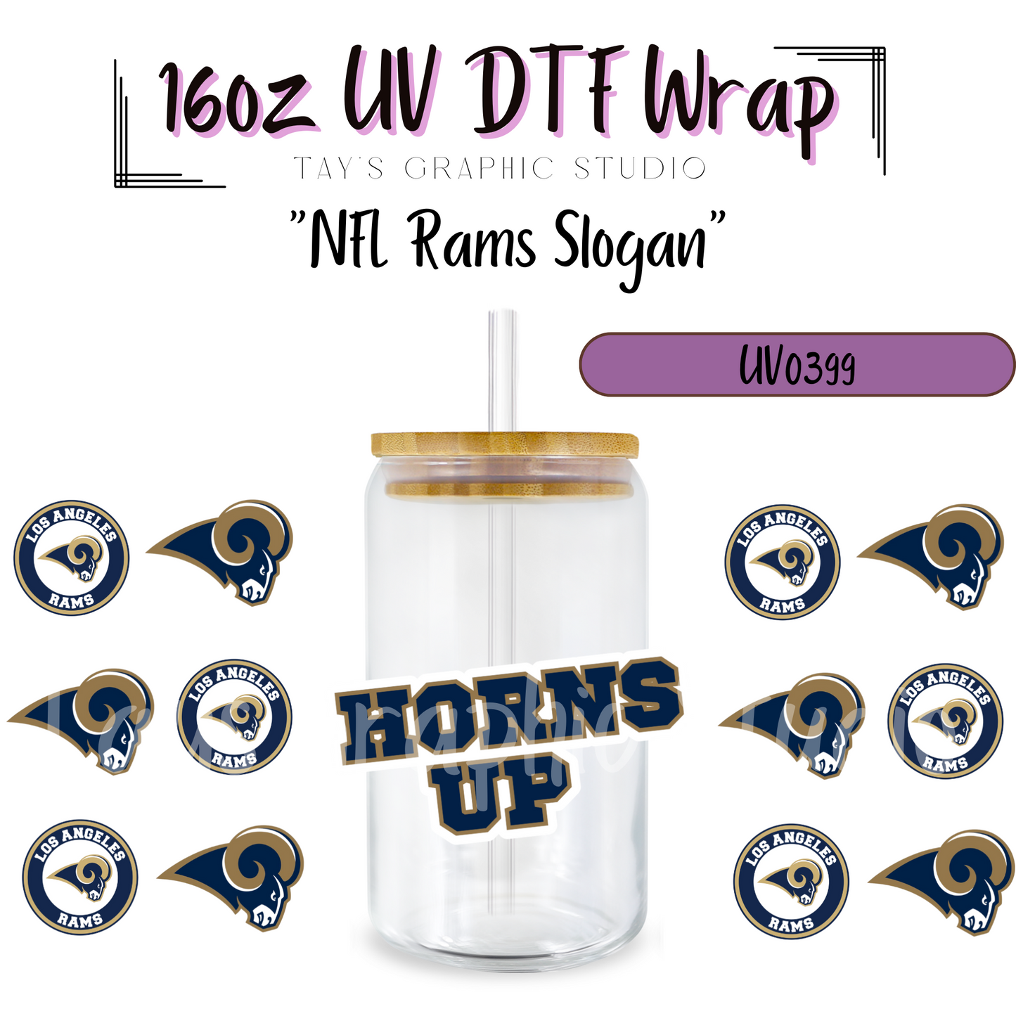 EXCLUSIVE COLLECTION - NFL Team Slogan UV DTF Wraps - 32 Team Wraps - Collection UV DTF Wraps