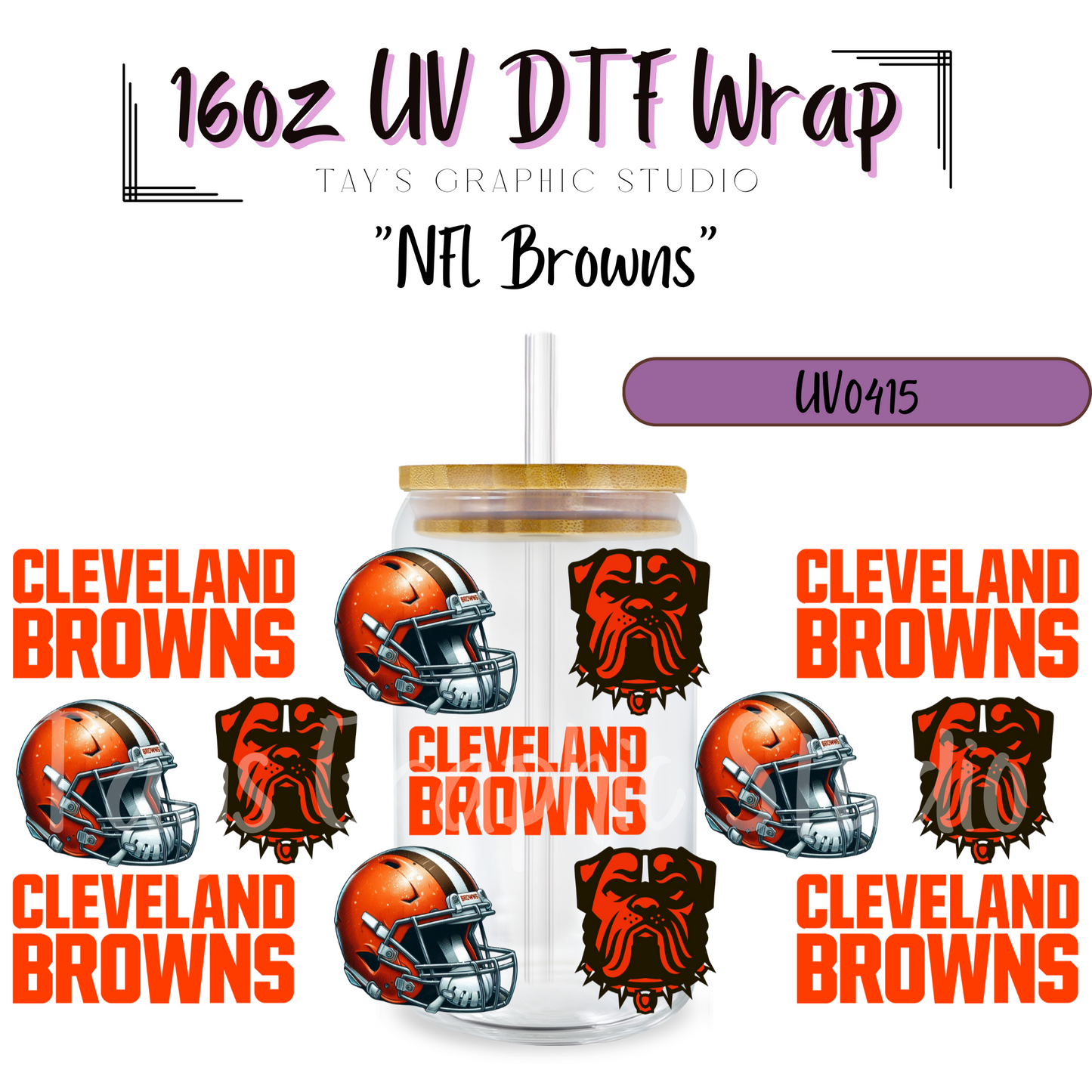 EXCLUSIVE COLLECTION - NFL Team UV DTF Wraps - 32 Team Wraps - Collection UV DTF Wraps - MTO0408-0430