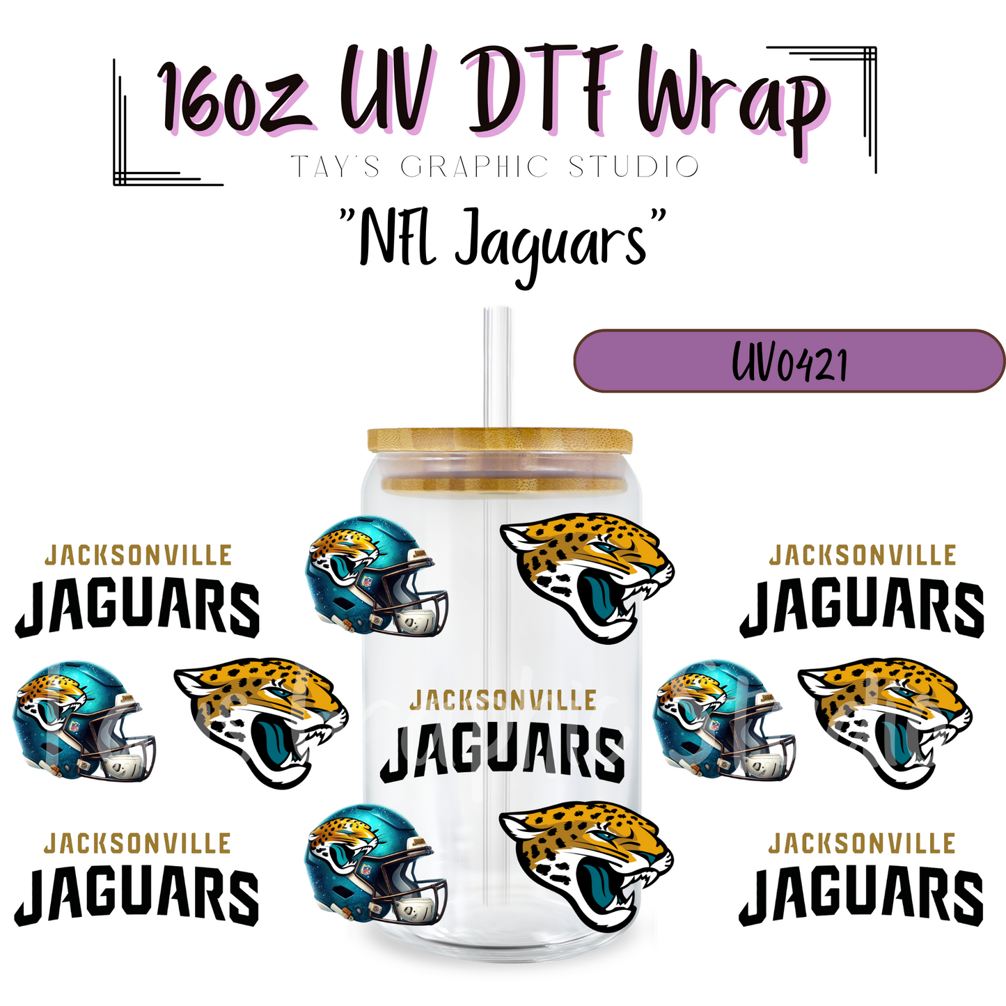 EXCLUSIVE COLLECTION - NFL Team UV DTF Wraps - 32 Team Wraps - Collection UV DTF Wraps - MTO0408-0430