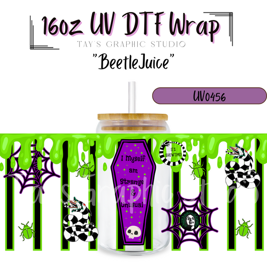 Exclusive - BeetleJuice UV DTF Wrap - MTO0456