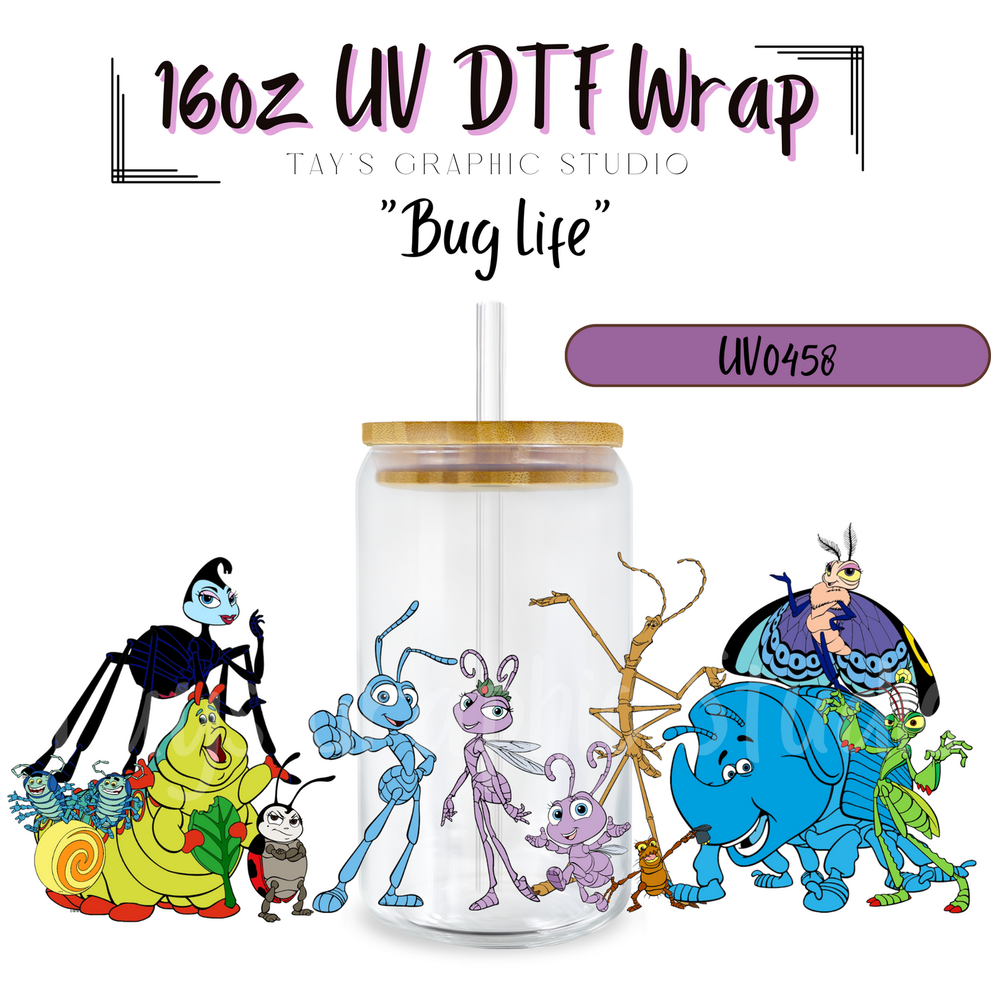 Exclusive - Bugs Life UV DTF Wrap - MTO0458