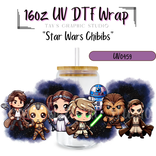 Exclusive - Star Wars Chibi UV DTF Wrap - MTO0459