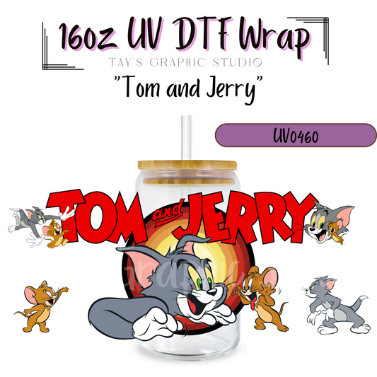 Exclusive - Tom and Jerry UV DTF Wrap - MTO0460