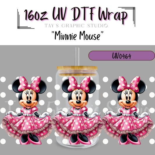 Exclusive - Minnie Mouse UV DTF Wrap - MTO0464