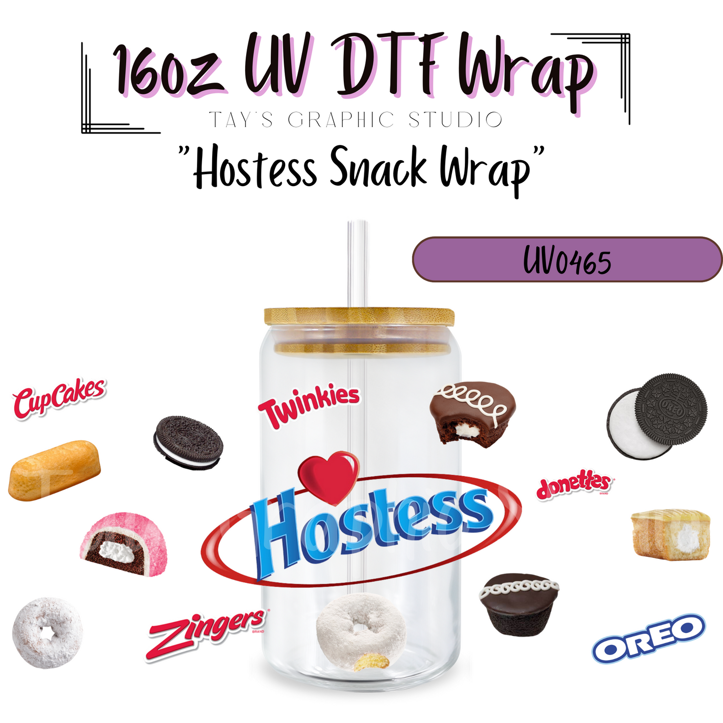 Exclusive - Hostess Snacks UV DTF Wraps - MTO0465