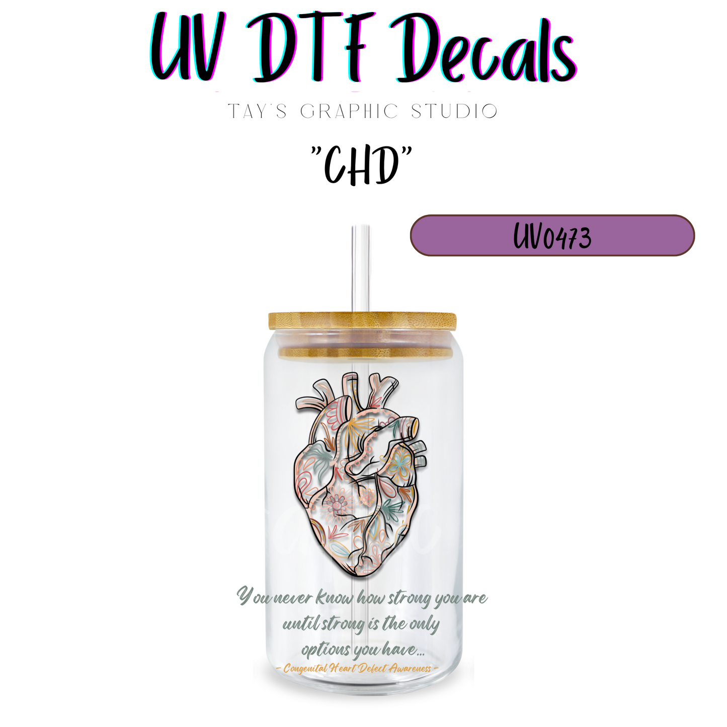 Exclusive - CHD UV DTF Decal - MTO0473