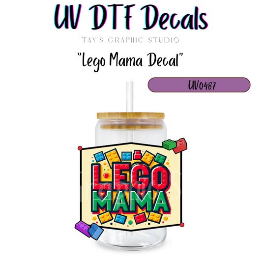 Exclusive - Lego Mama UV DTF Decal - MTO0487